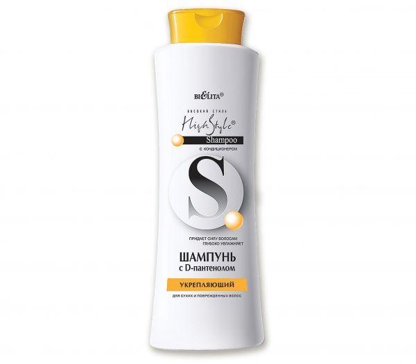 Hair shampoo "With D-panthenol Strengthening" (500 ml) (10323693)